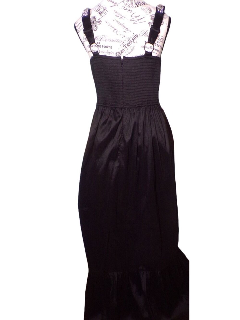 🆕HUTCH Ericha Satin Rhinestone Maxi Dress Gown 8 - Picture 9 of 16